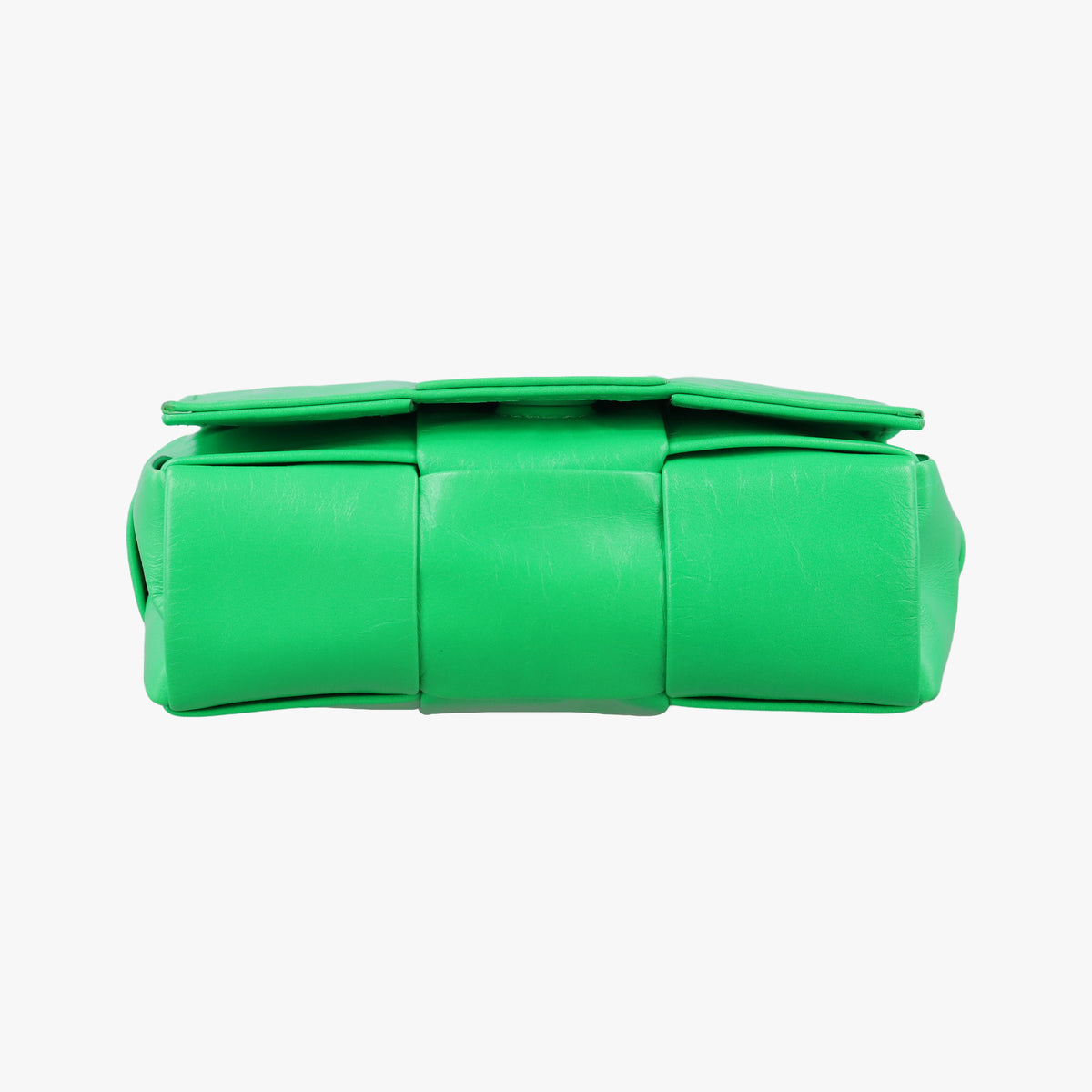 Pre-owned Bottega Veneta candy cassette Green lambskin  shoulderbag | stylenewstar