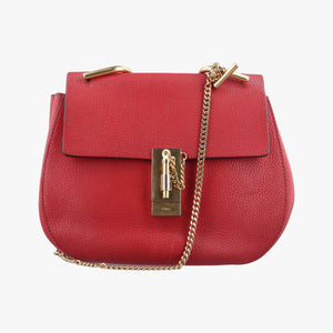 Vintage Chloe DREW Red Leather  shoulderbag | stylenewstar