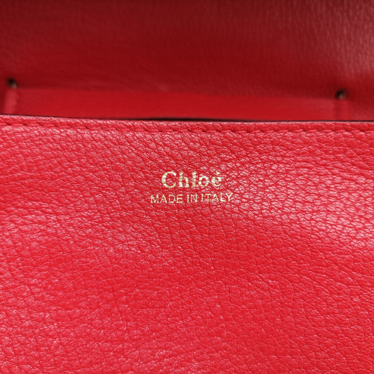 Vintage Chloe DREW Red Leather  shoulderbag | stylenewstar