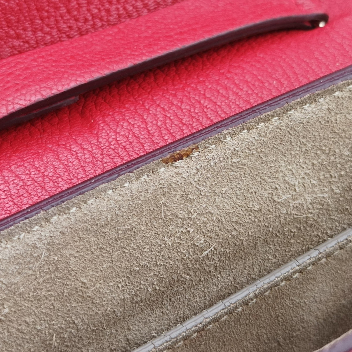 Vintage Chloe DREW Red Leather  shoulderbag | stylenewstar