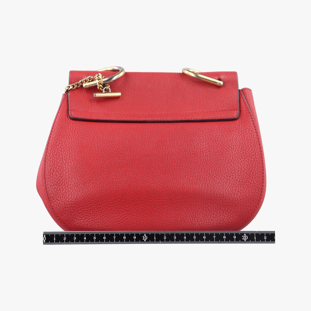 Vintage Chloe DREW Red Leather  shoulderbag | stylenewstar