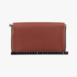 Vintage Fendi Kan I F Brown Leather 8BS032 shoulderbag | stylenewstar