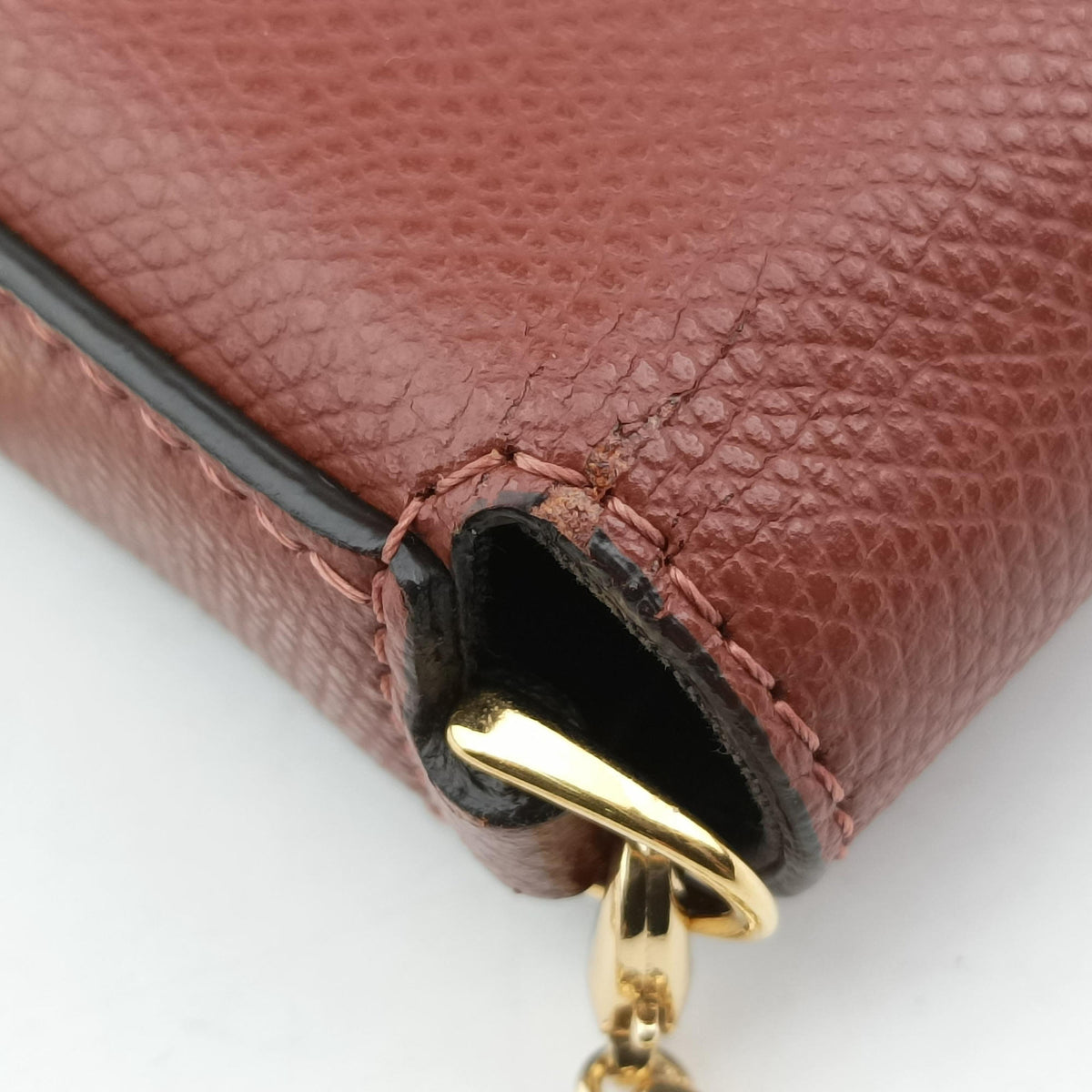 Vintage Fendi Kan I F Brown Leather 8BS032 shoulderbag | stylenewstar