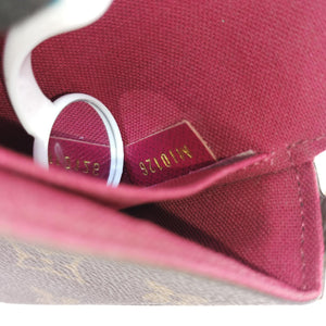 Secondhand Louis Vuitton Pochette Felicie Brown Monogram Canvas M61276 shoulderbag | stylenewstar