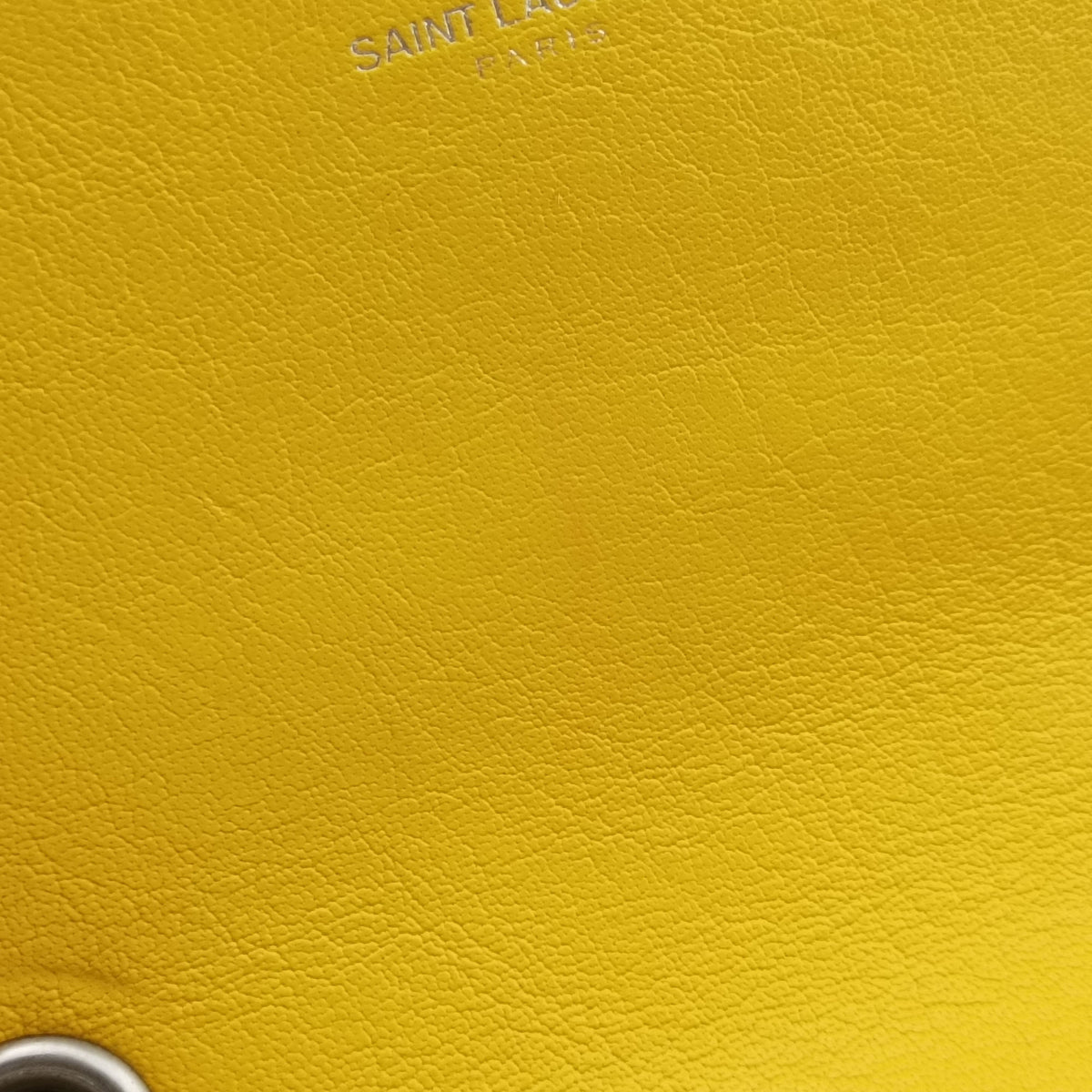 Pre-owned Yves Saint Laurent Baby Chai Yellow Leather 399289 shoulderbag | stylenewstar