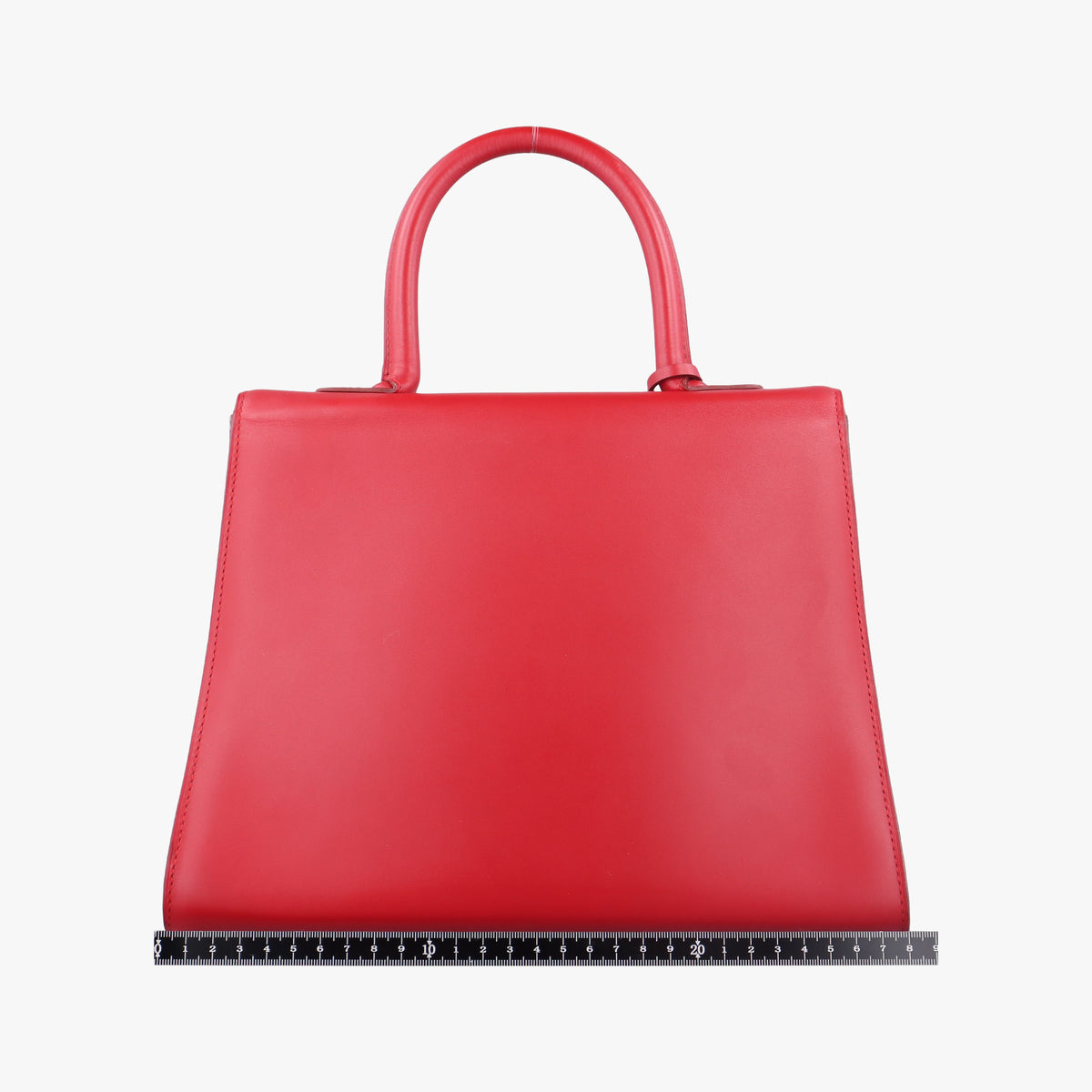 Pre-owned Delvaux Brillon MM Red leather  handbag | stylenewstar