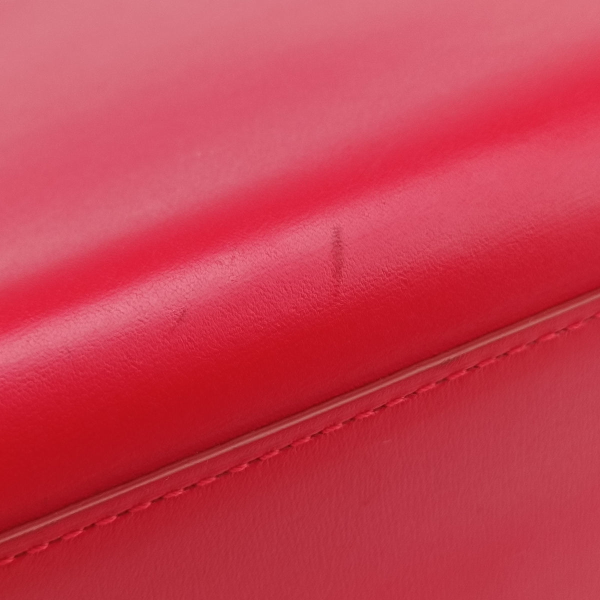 Pre-owned Delvaux Brillon MM Red leather  handbag | stylenewstar