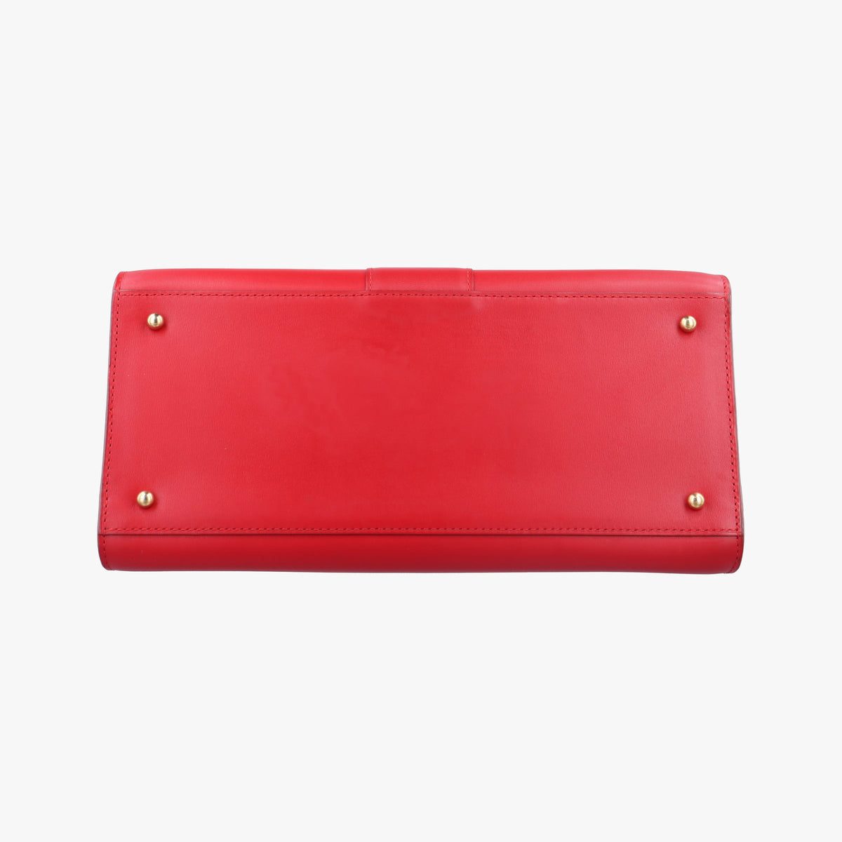 Pre-owned Delvaux Brillon MM Red leather  handbag | stylenewstar