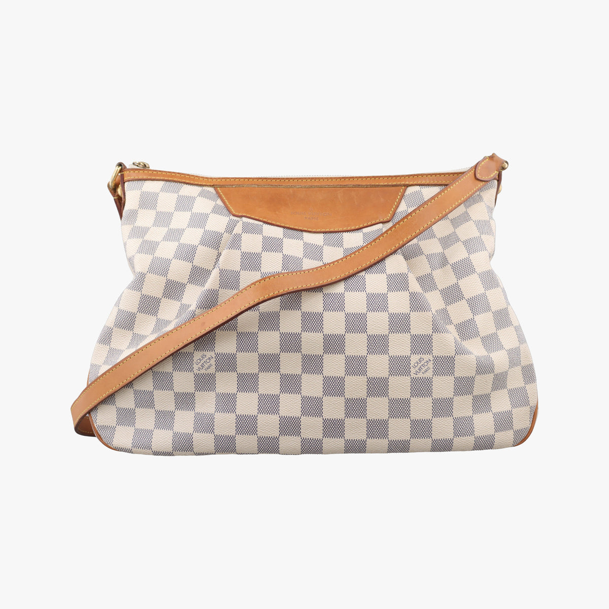 Pre-owned Louis Vuitton SIRACUSA MM Azur Damier Canvas N41112 shoulderbag | stylenewstar