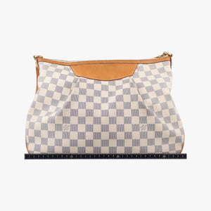 Pre-owned Louis Vuitton SIRACUSA MM Azur Damier Canvas N41112 shoulderbag | stylenewstar