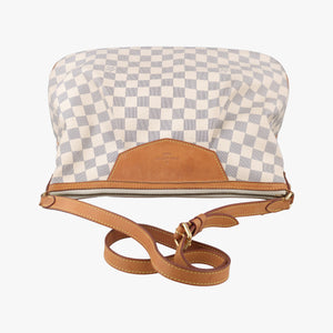 Pre-owned Louis Vuitton SIRACUSA MM Azur Damier Canvas N41112 shoulderbag | stylenewstar
