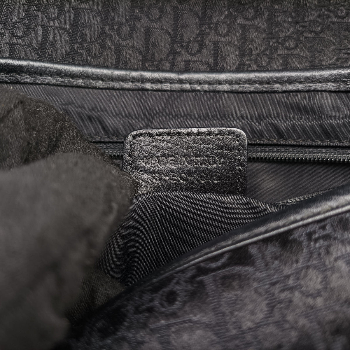 Pre-owned Christian Dior Trotter Street Chic Black Canvas x Leather  shoulderbag | stylenewstar
