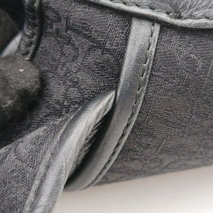 Pre-owned Christian Dior Trotter Street Chic Black Canvas x Leather  shoulderbag | stylenewstar