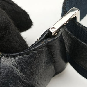 Pre-owned Christian Dior Trotter Street Chic Black Canvas x Leather  shoulderbag | stylenewstar