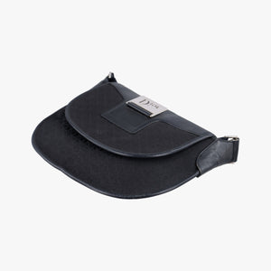 Pre-owned Christian Dior Trotter Street Chic Black Canvas x Leather  shoulderbag | stylenewstar