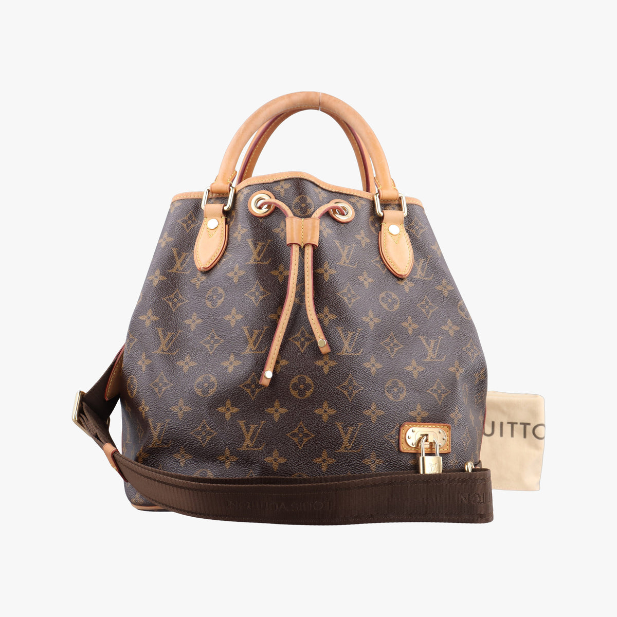 Vintage Louis Vuitton Neo Brown×Beige Monogram Canvas M40372 shoulderbag | stylenewstar