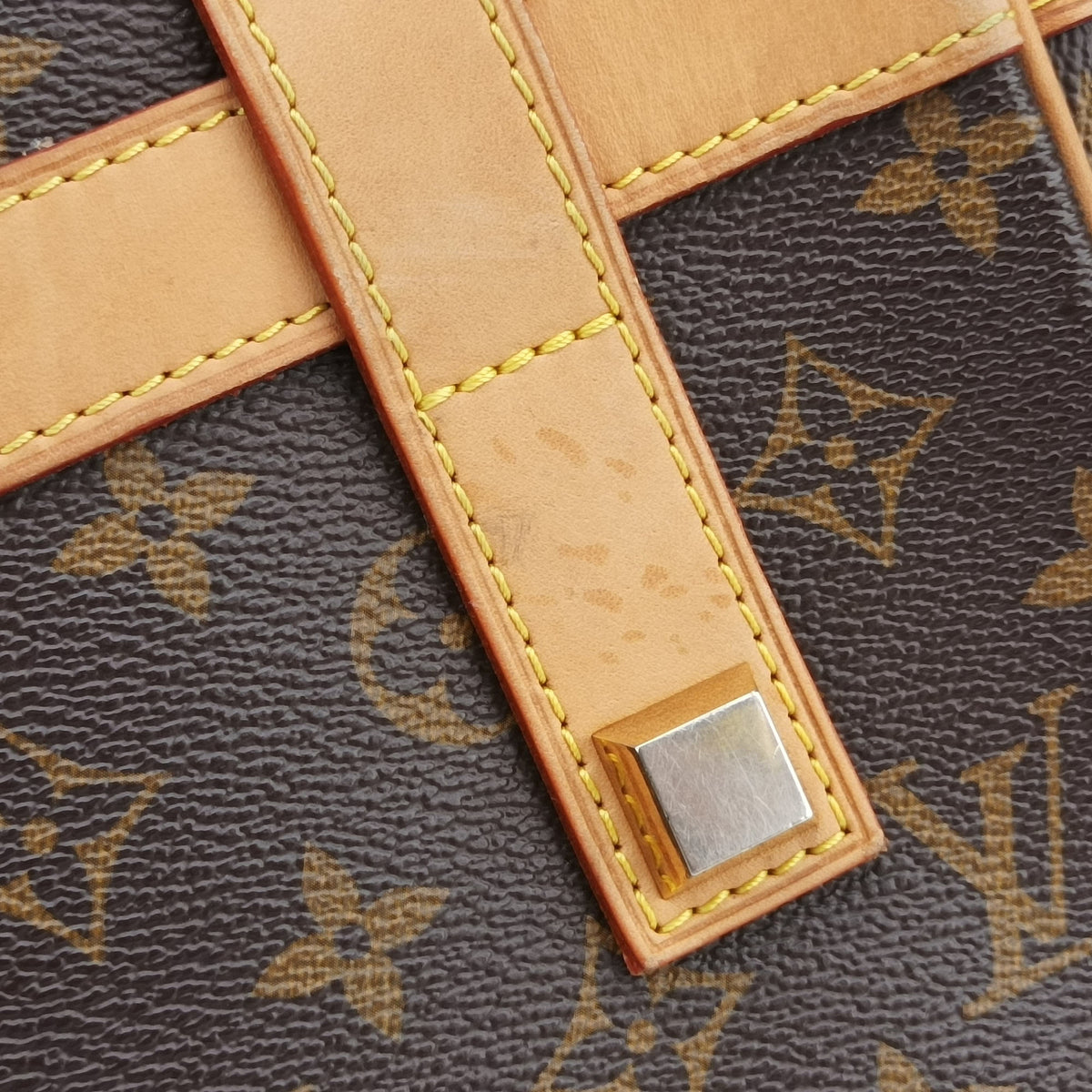 Vintage Louis Vuitton Neo Brown×Beige Monogram Canvas M40372 shoulderbag | stylenewstar