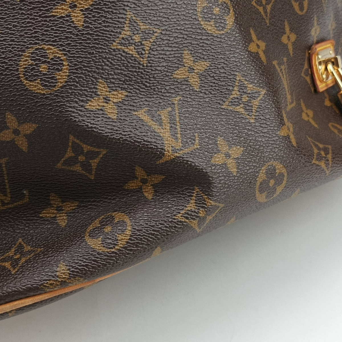 Vintage Louis Vuitton Neo Brown×Beige Monogram Canvas M40372 shoulderbag | stylenewstar