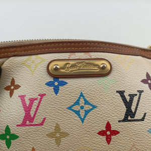 Secondhand Louis Vuitton Pochette Mira MM Pouch white Monogram Multicolor M60096 shoulderbag | stylenewstar