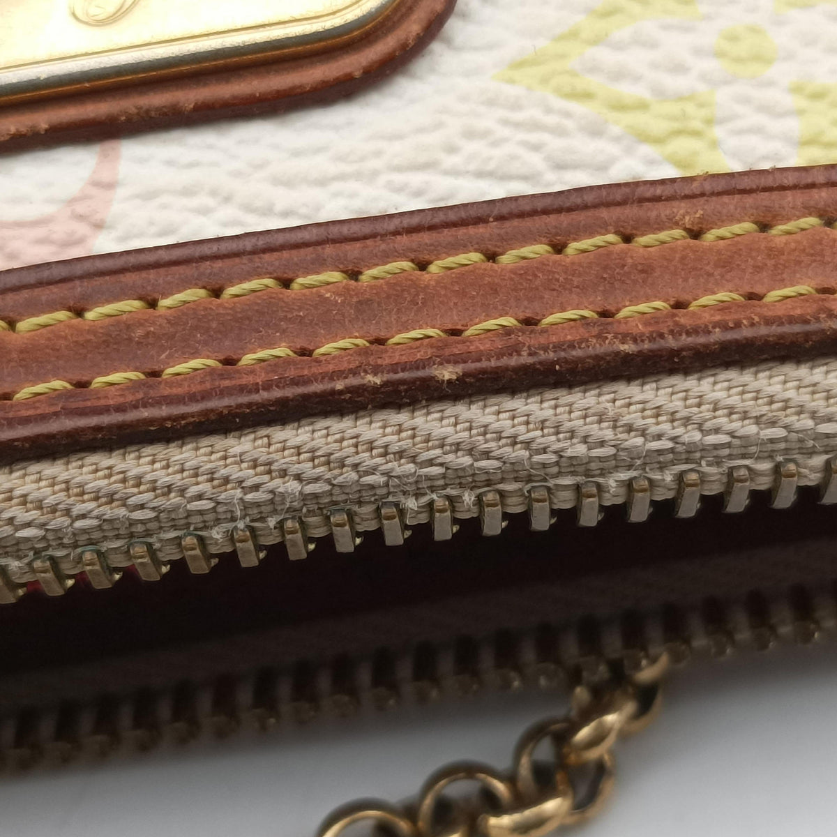 Secondhand Louis Vuitton Pochette Mira MM Pouch white Monogram Multicolor M60096 shoulderbag | stylenewstar