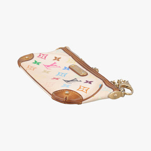 Secondhand Louis Vuitton Pochette Mira MM Pouch white Monogram Multicolor M60096 shoulderbag | stylenewstar