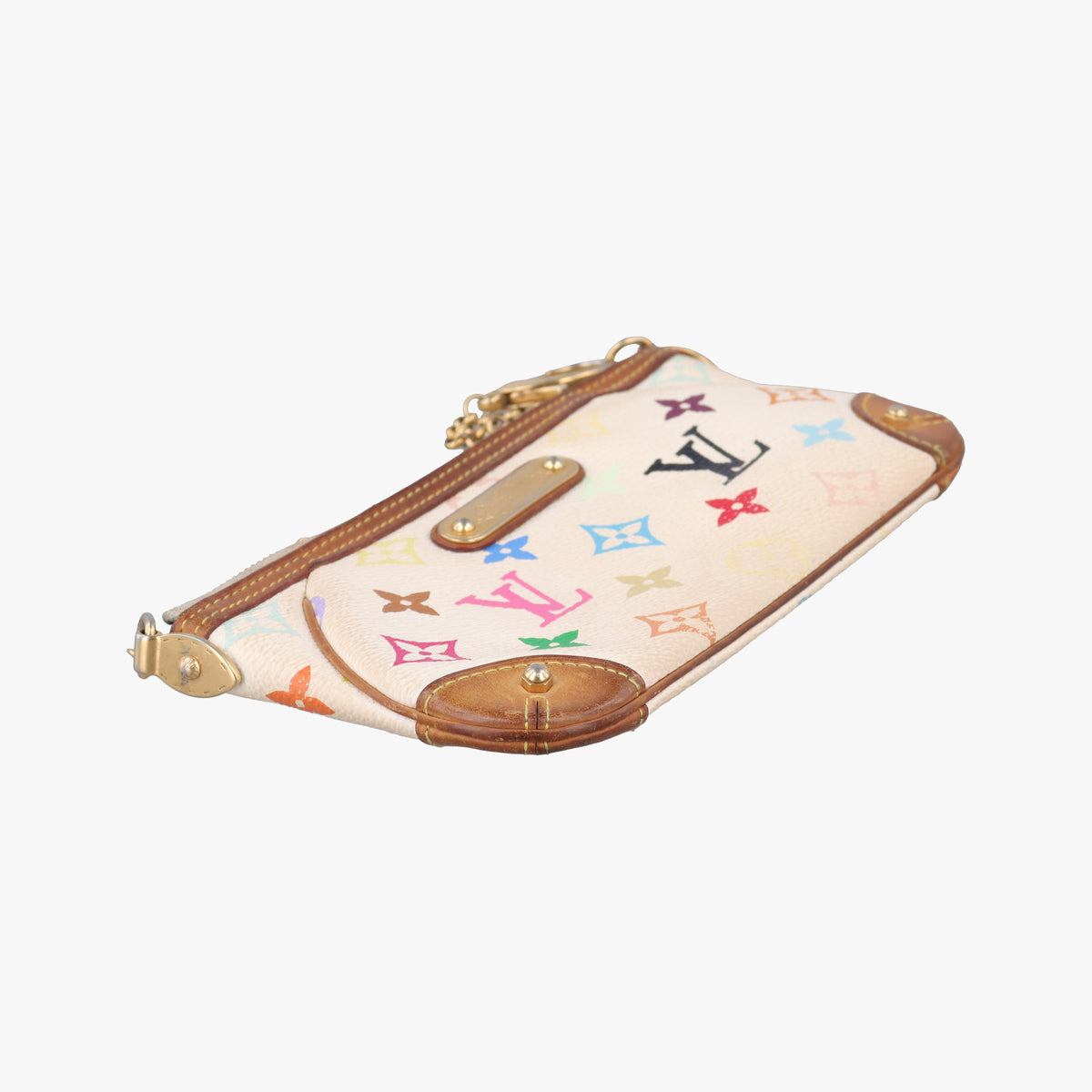 Secondhand Louis Vuitton Pochette Mira MM Pouch white Monogram Multicolor M60096 shoulderbag | stylenewstar