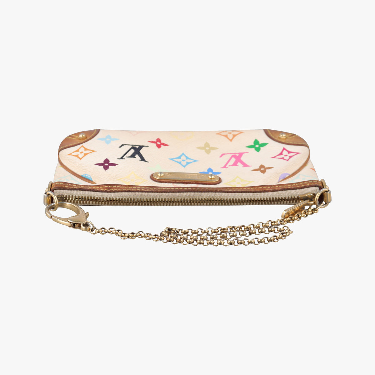 Secondhand Louis Vuitton Pochette Mira MM Pouch white Monogram Multicolor M60096 shoulderbag | stylenewstar