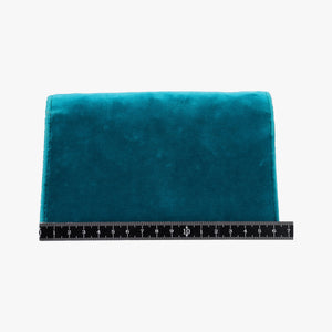 Pre-owned Gucci Dionysus Blue velour 476432 shoulderbag | stylenewstar