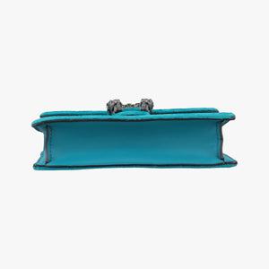 Pre-owned Gucci Dionysus Blue velour 476432 shoulderbag | stylenewstar