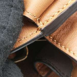 Pre-owned Fendi Flip Brown Suede × Leather 8BT303 shoulderbag | stylenewstar