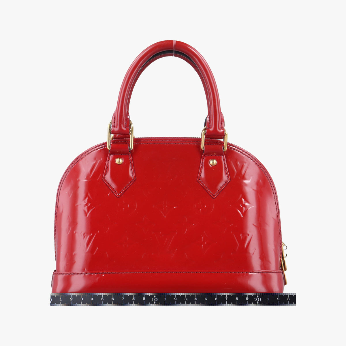 Vintage Louis Vuitton Alma BB pomme d'amour Vernis M90174 handbag | stylenewstar