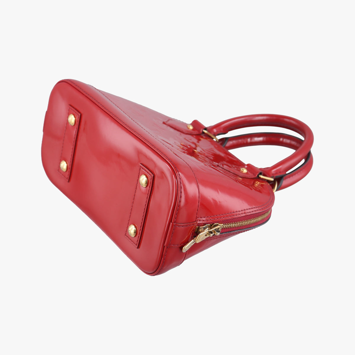 Vintage Louis Vuitton Alma BB pomme d'amour Vernis M90174 handbag | stylenewstar