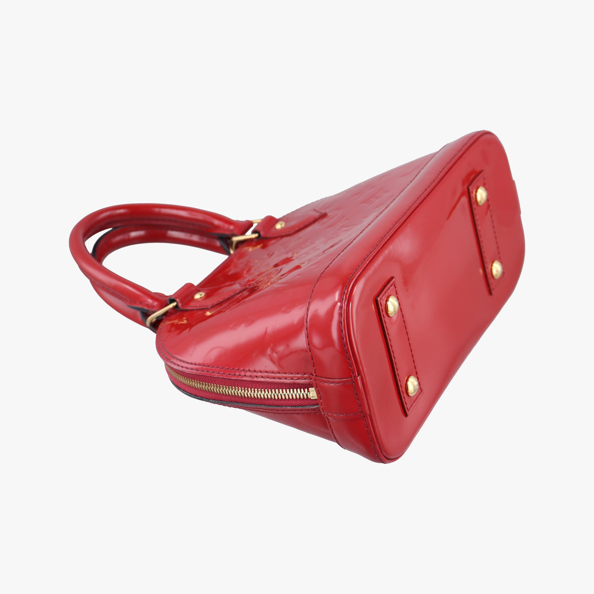Vintage Louis Vuitton Alma BB pomme d'amour Vernis M90174 handbag | stylenewstar