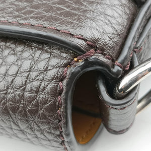 Pre-owned Fendi Baguette Brown Leather 7VA472 shoulderbag | stylenewstar