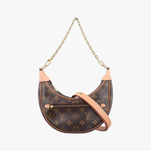 Secondhand Louis Vuitton LOOP Brown×Beige Monogram Canvas M81098 shoulderbag | stylenewstar