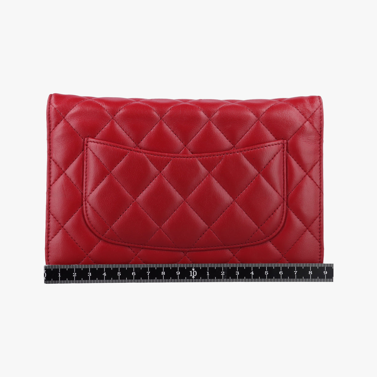 Secondhand Chanel Matelasse coco mark Red lambskin A33814 shoulderbag | stylenewstar
