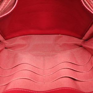 Secondhand Chanel Matelasse coco mark Red lambskin A33814 shoulderbag | stylenewstar