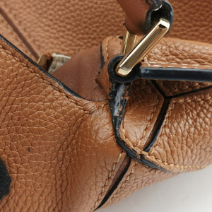 Pre-owned Loewe Puzzle Brown Leather  shoulderbag | stylenewstar