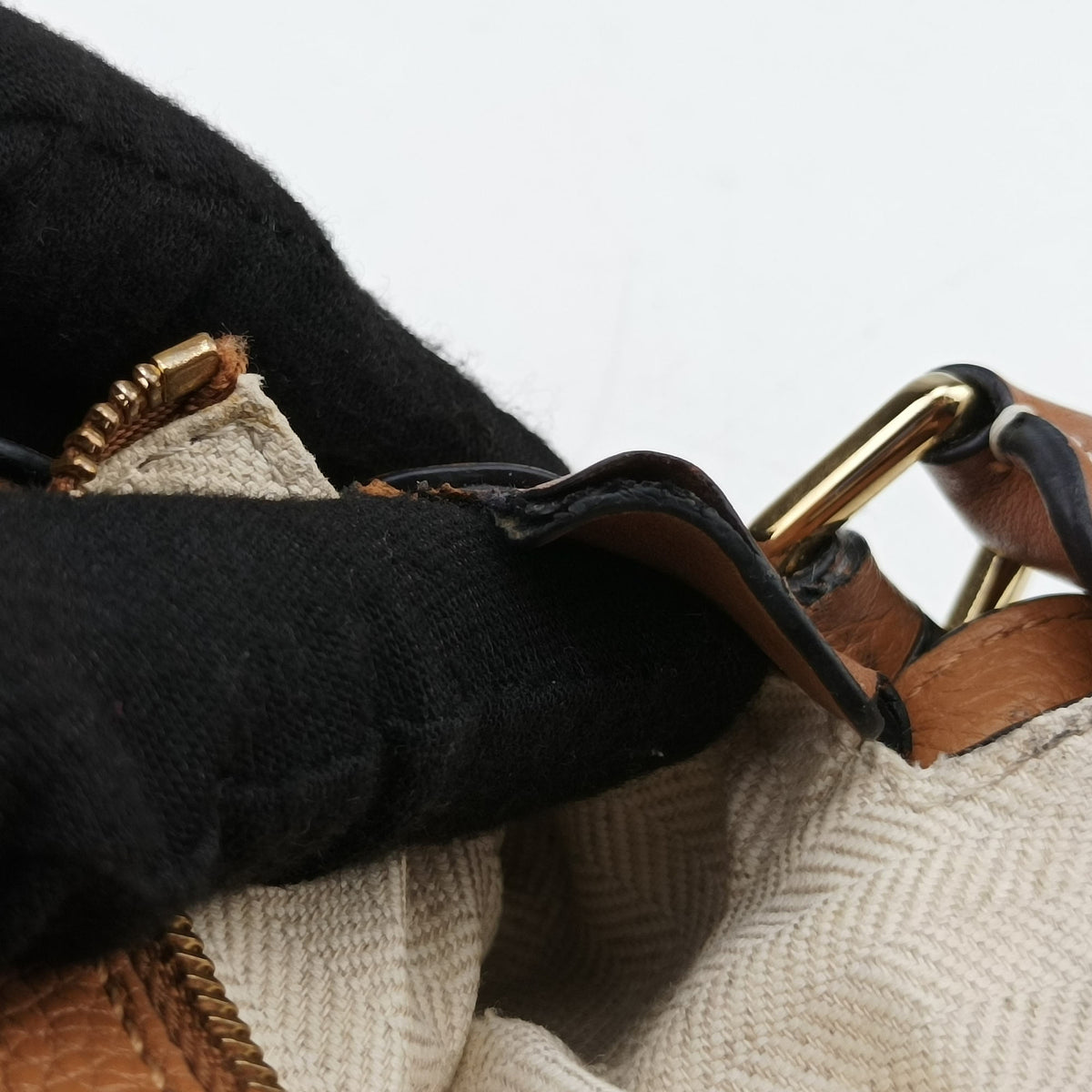 Pre-owned Loewe Puzzle Brown Leather  shoulderbag | stylenewstar