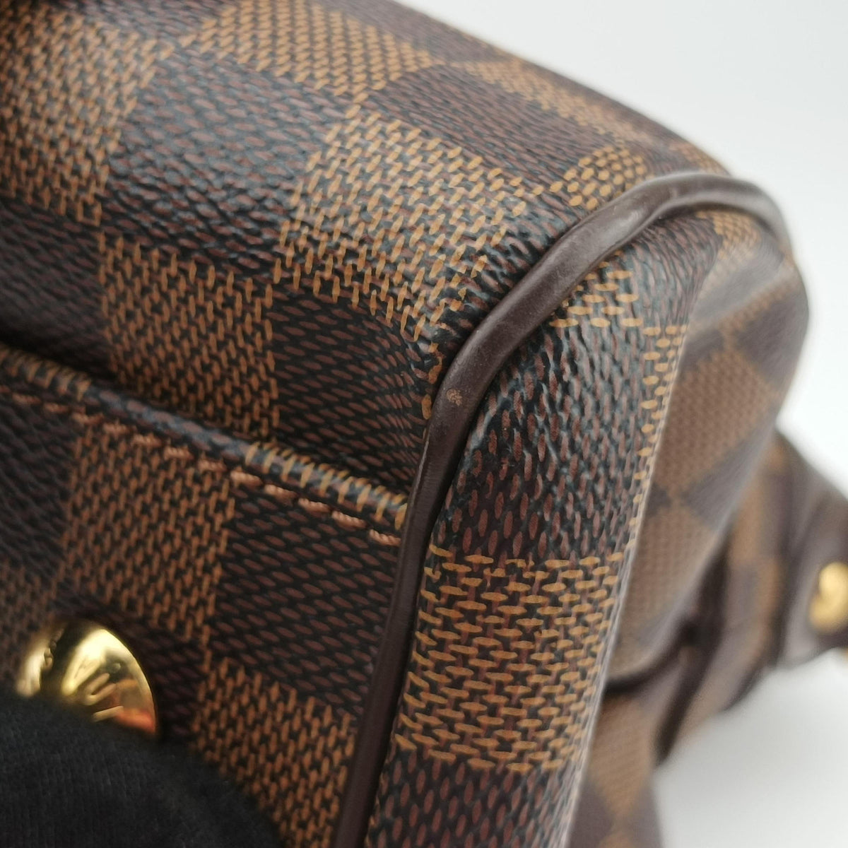 Pre-owned Louis Vuitton Trevi GM EBENE Damier Canvas N51998 shoulderbag | stylenewstar