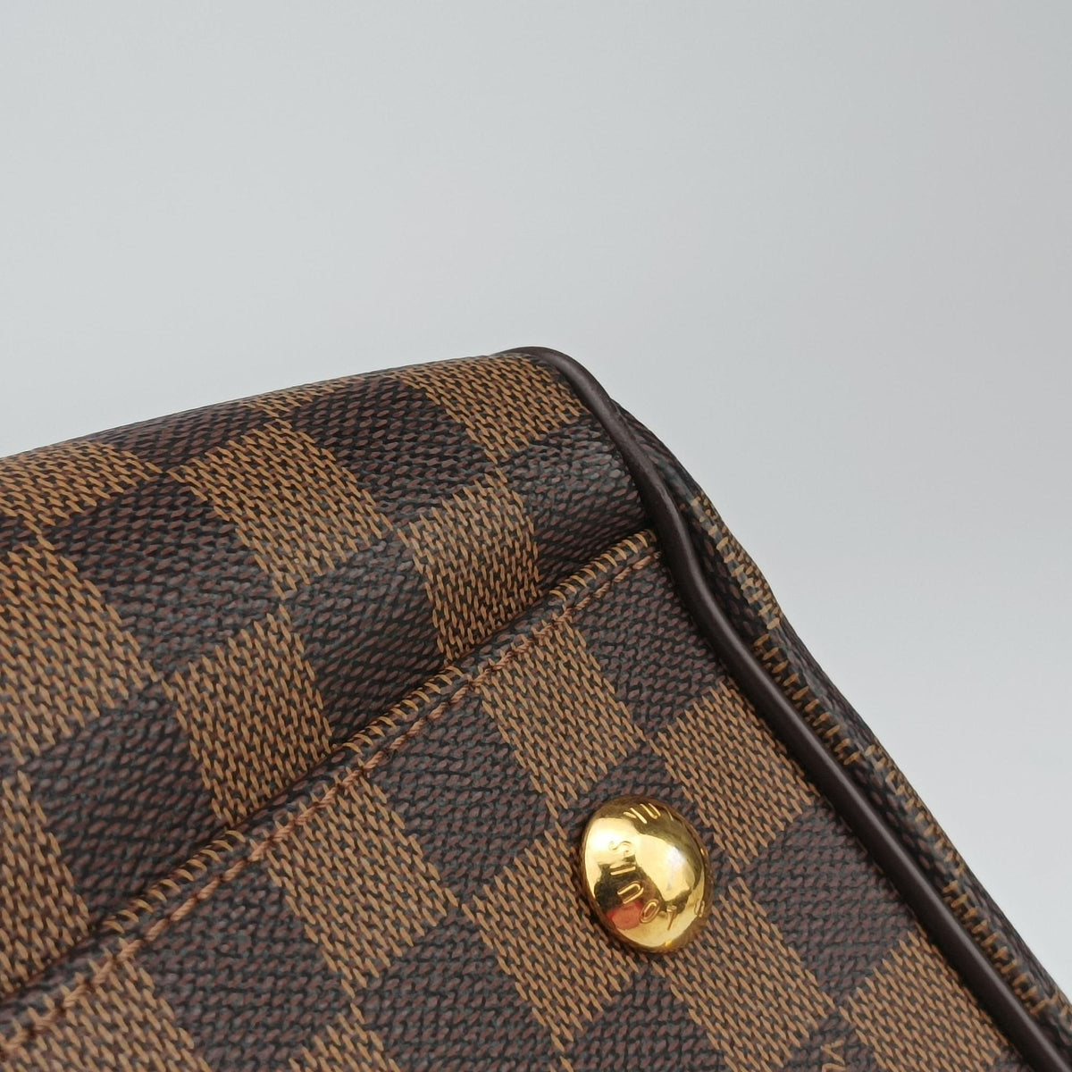 Pre-owned Louis Vuitton Trevi GM EBENE Damier Canvas N51998 shoulderbag | stylenewstar