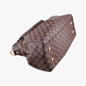 Pre-owned Louis Vuitton Trevi GM EBENE Damier Canvas N51998 shoulderbag | stylenewstar