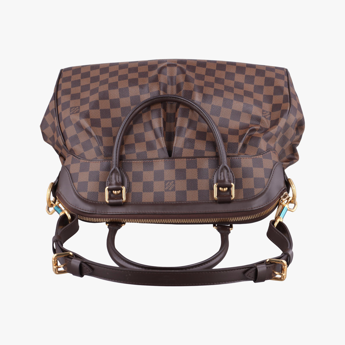 Pre-owned Louis Vuitton Trevi GM EBENE Damier Canvas N51998 shoulderbag | stylenewstar