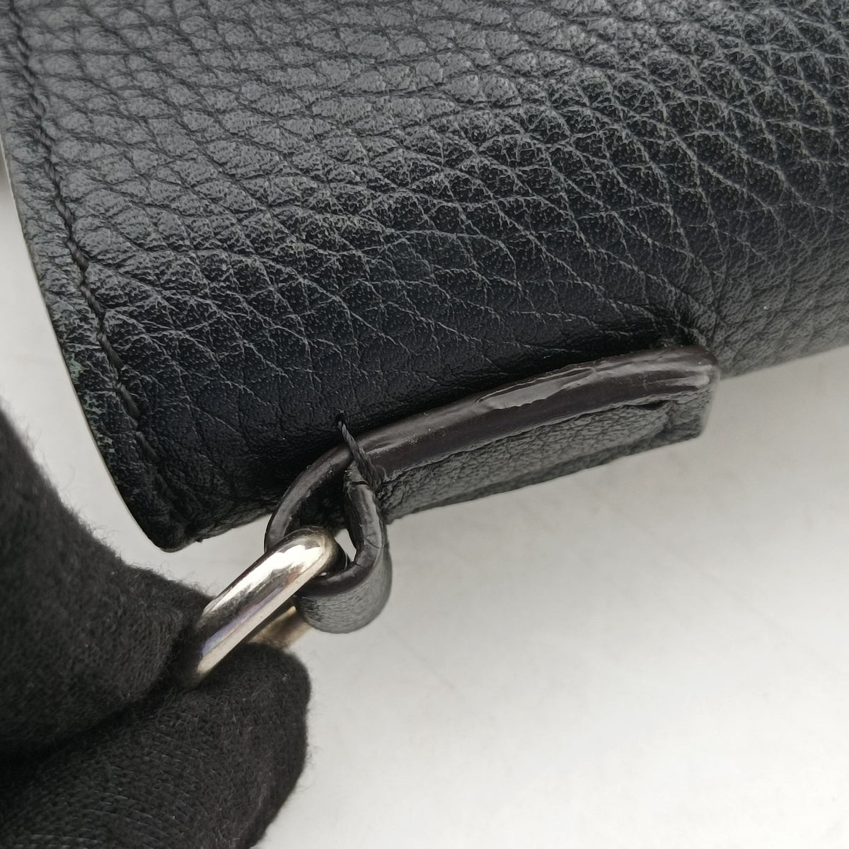 Pre-owned Celine Luggage nano Shopper Black Leather  shoulderbag | stylenewstar