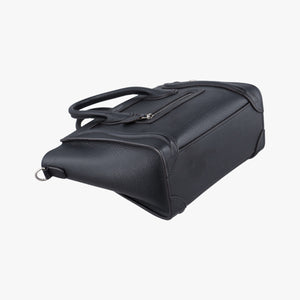Pre-owned Celine Luggage nano Shopper Black Leather  shoulderbag | stylenewstar