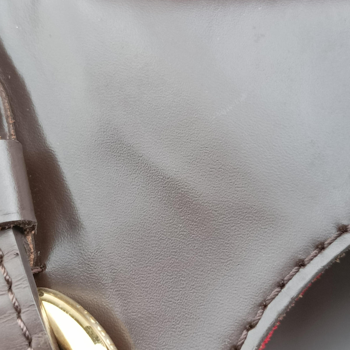 Pre-owned Louis Vuitton SISTINA GM EBENE Damier Canvas N41540 handbag | stylenewstar