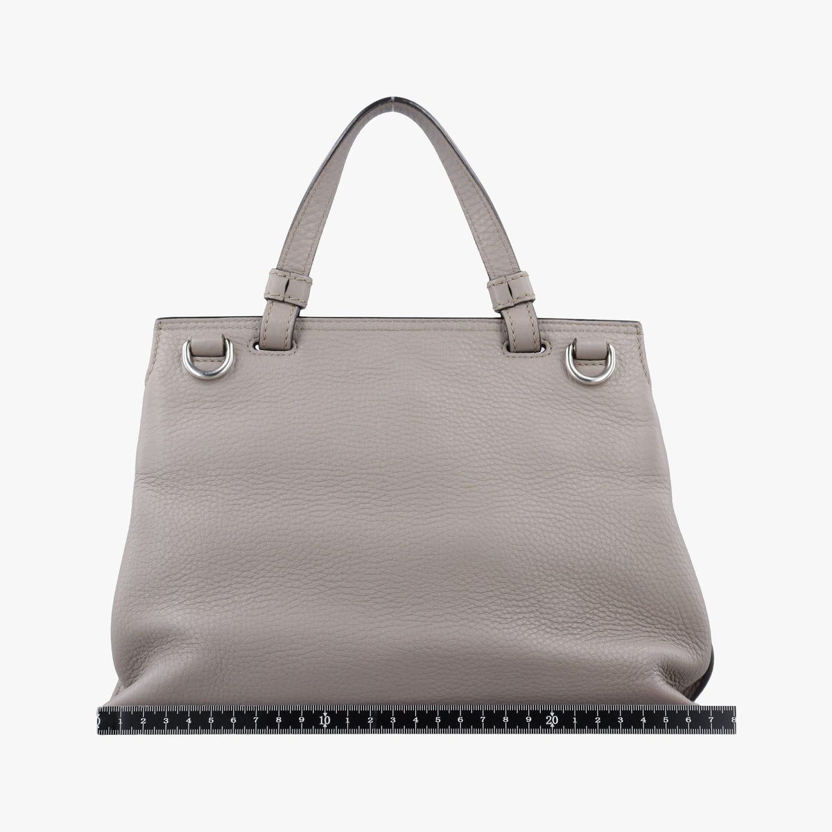 Secondhand Gucci Bamboo Daily Grey Leather 370831 shoulderbag | stylenewstar