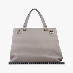 Secondhand Gucci Bamboo Daily Grey Leather 370831 shoulderbag | stylenewstar