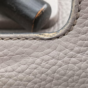 Secondhand Gucci Bamboo Daily Grey Leather 370831 shoulderbag | stylenewstar