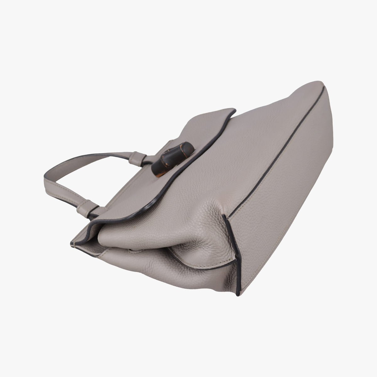 Secondhand Gucci Bamboo Daily Grey Leather 370831 shoulderbag | stylenewstar